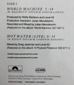 Level 42 - Lessons In Love (Extended Version) (12", Maxi) - Afbeelding 3