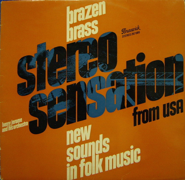 Henry Jerome And His Orchestra - Brazen Brass New Sounds In Folk Music (LP)
