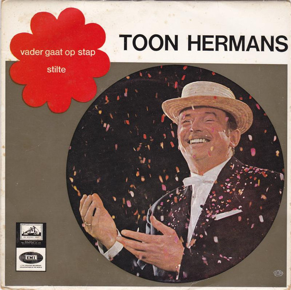 Toon Hermans - Vader Gaat Op Stap / Stilte (7", Single, RE, 4-P)