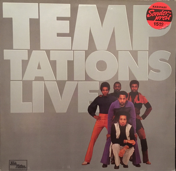 The Temptations - Live (LP, Album)