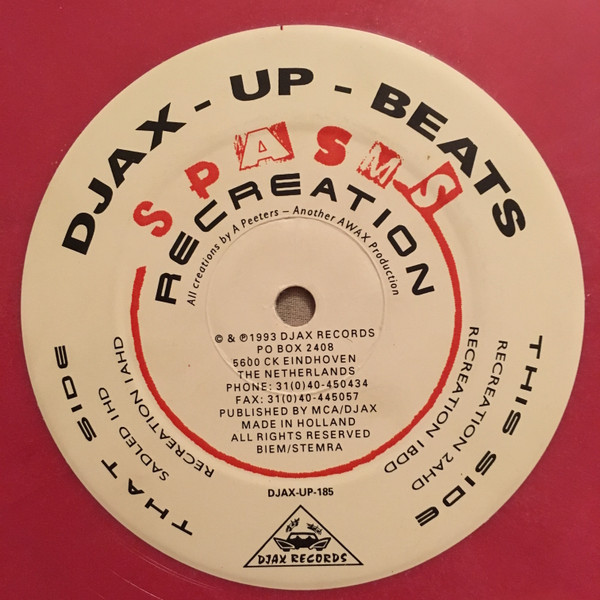 Spasms - Recreation (12", Red)