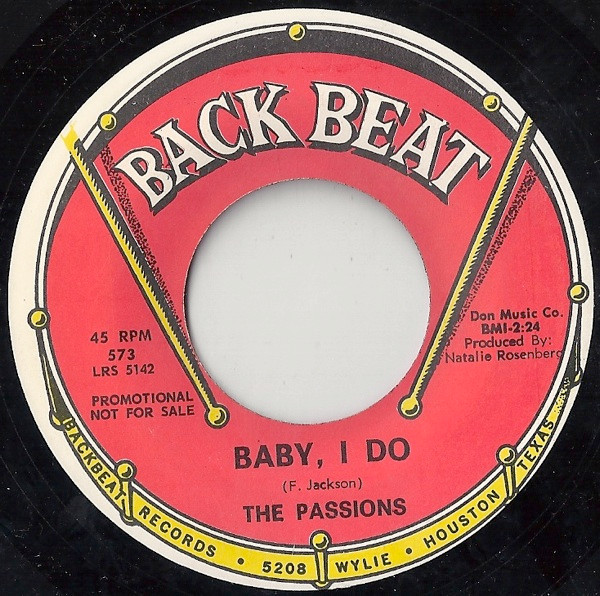 The Passions (12) - Baby I Do / Man About Town (7", Promo)