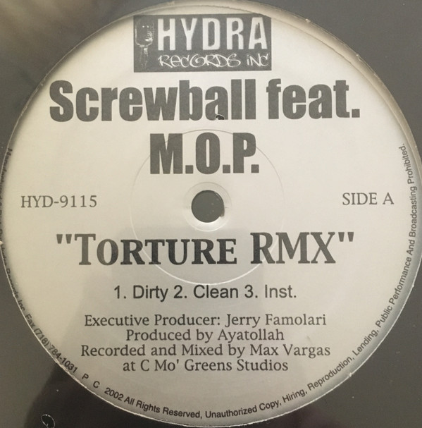 Screwball - Torture (Remix) / Street Life (12")