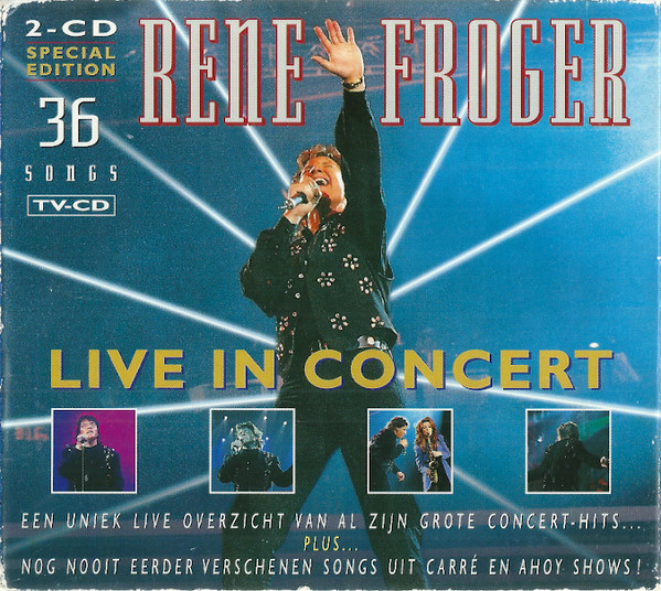 René Froger - Live In Concert (2xCD, Album, S/Edition)