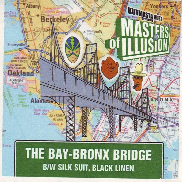 Kutmasta Kurt* Presents Masters Of Illusion - The Bay-Bronx Bridge / Silk Suit, Black Linen (12")