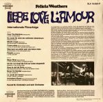 Felicia Weathers - Liebe Love L'Amour (LP, Album) - Afbeelding 2