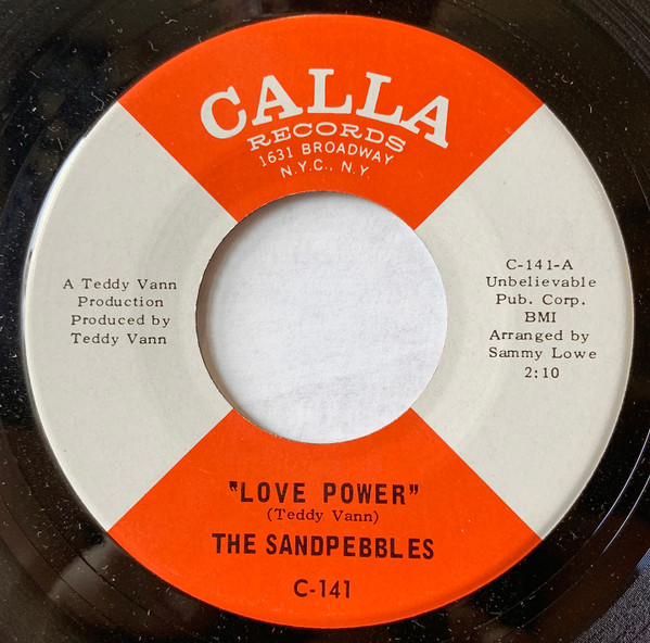 The Sandpebbles - Love Power (7", Single, Hol)