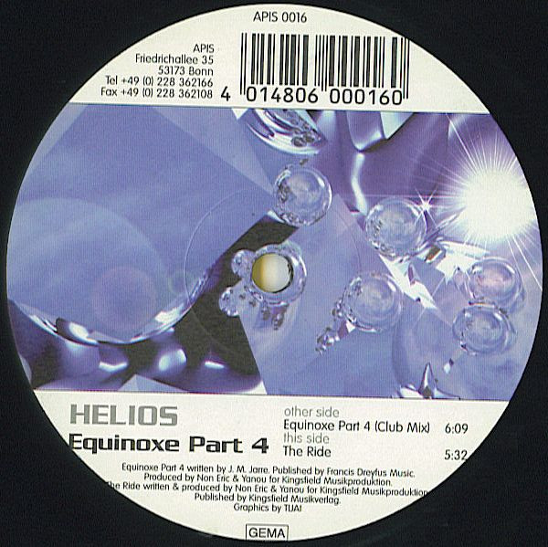 Helios (2) - Equinoxe Part 4 (12")