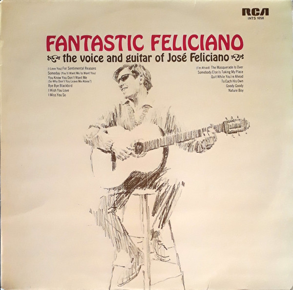 José Feliciano - Fantastic Feliciano - The Voice And Guitar Of José Feliciano (LP, Album, RE)