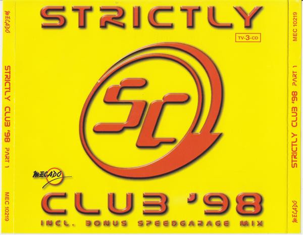 Various - Strictly Club '98 Part 1 (2xCD, Comp + CD, Comp, Mixed)
