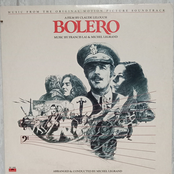 Francis Lai And Michel Legrand - Bolero (Original Motion Picture Soundtrack) (LP, Album)
