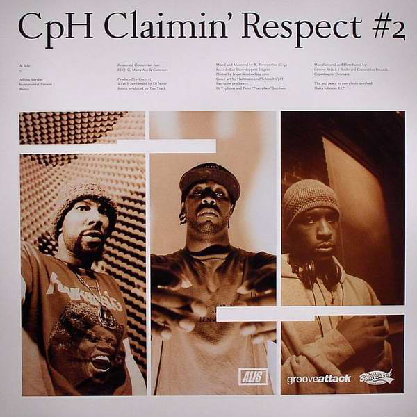 The Boulevard Connection - CpH Claimin' Respect #2 / G.A. (Remix) (12")