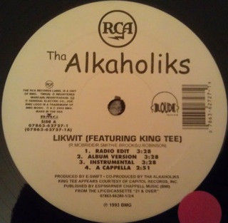 Tha Alkaholiks - Likwit / Only When I'm Drunk (12", RP)