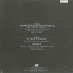 Foreigner - I Want To Know What Love Is (Extended Version) (12", Maxi) - Afbeelding 2