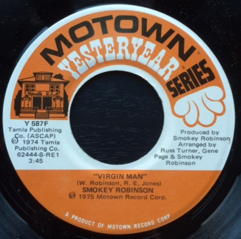 Smokey Robinson - Sweet Harmony / Virgin Man (7", Single)