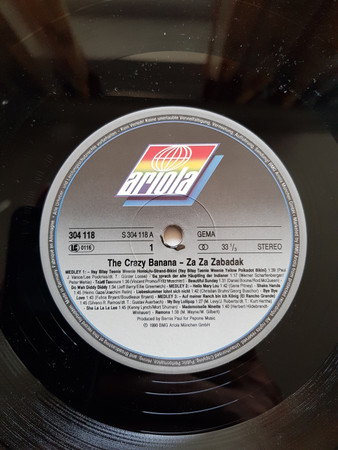 The Crazy Banana* - Za Za Zabadak (LP, Comp)