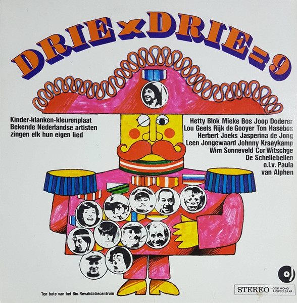 Various - Drie x Drie=9 (LP, Album, Mono)