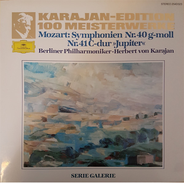 Berliner Philharmoniker, Herbert von Karajan - Karajan-Edition 100 Meisterwerke - Mozart: Symphonien Nr.40 G-Moll, Nr.41 C-Dur "Jupiter" (LP, Comp)