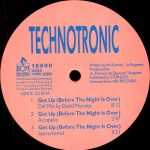 Technotronic - Get Up! (Before The Night Is Over) (12", Maxi) - Afbeelding 4
