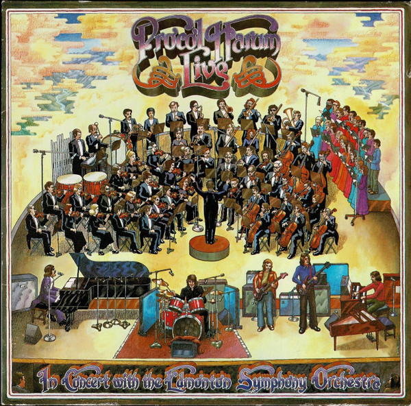 Procol Harum In Concert With The Edmonton Symphony Orchestra - Live (LP, Album, RE)