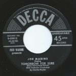 Joe Marine - Tomorrow For Sure (7")