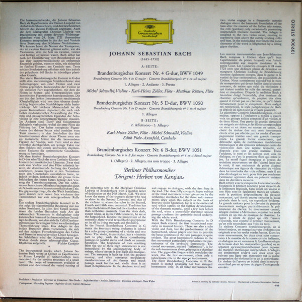 Johann Sebastian Bach - Herbert Von Karajan, Berliner Philharmoniker-1