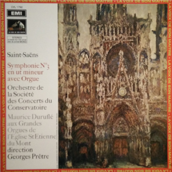 Camille Saint-Saëns, Orchestre De La Société Des Concerts Du Conservatoire, Maurice Duruflé Direction Georges Prêtre-0