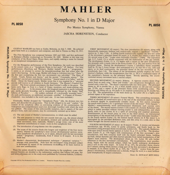 Gustav Mahler - Vienna Pro Musica Orchestra - Jascha Horenstein-1