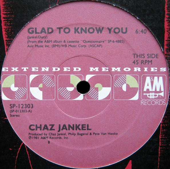 Chaz Jankel* / The Raes-1