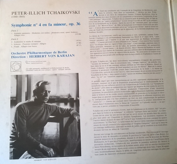 Pyotr Ilyich Tchaikovsky - Berliner Philharmoniker, Herbert von Karajan-1