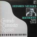 Heinrich Neuhaus, Ludwig van Beethoven - Sonates Op. 27/2, 78, 109, 110 (LP)