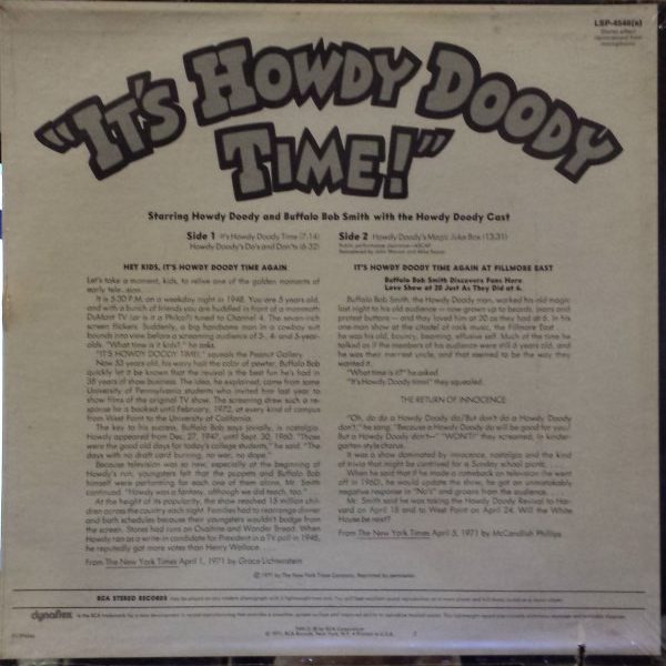 Howdy Doody And Bob Smith (4) With The Howdy Doody Cast-1