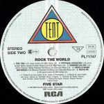 Five Star - Rock The World (LP, Album) - Afbeelding 4
