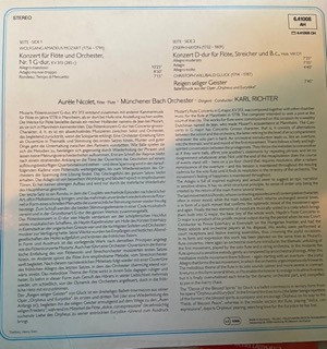 Wolfgang Amadeus Mozart / Joseph Haydn / Christoph Willibald Gluck, Aurèle Nicolet · Münchener Bach-Orchester · Karl Richter-1