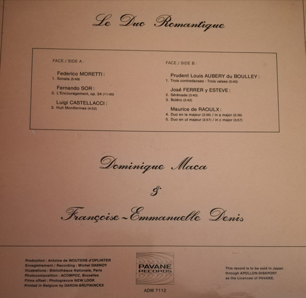 Françoise-Emmanuelle Denis, Dominique Maca-1