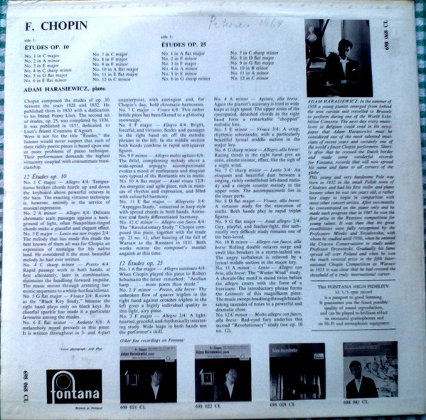 Frédéric Chopin, Adam Harasiewicz-1