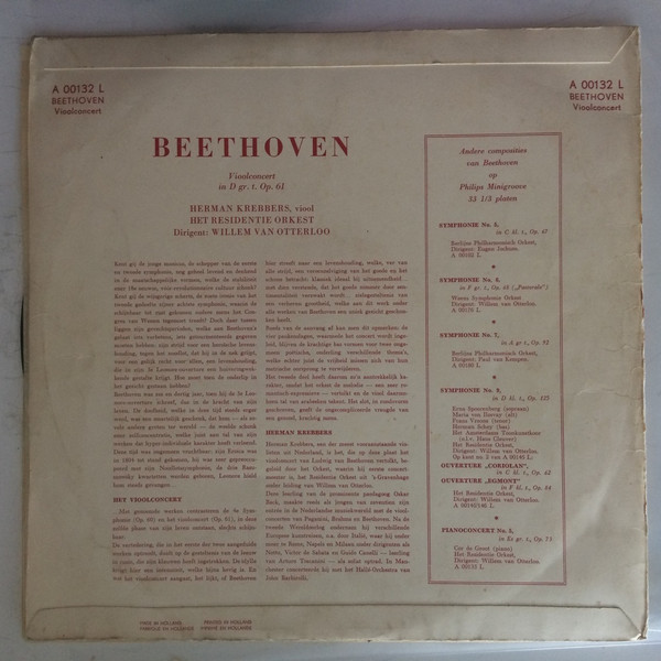Ludwig van Beethoven By Herman Krebbers & Residentie Orkest-1