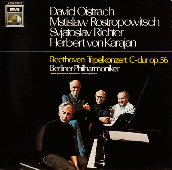 Ludwig van Beethoven - Berliner Philharmoniker, David Oistrach, Mstislav Rostropovich, Sviatoslav Richter, Herbert von Karajan-0