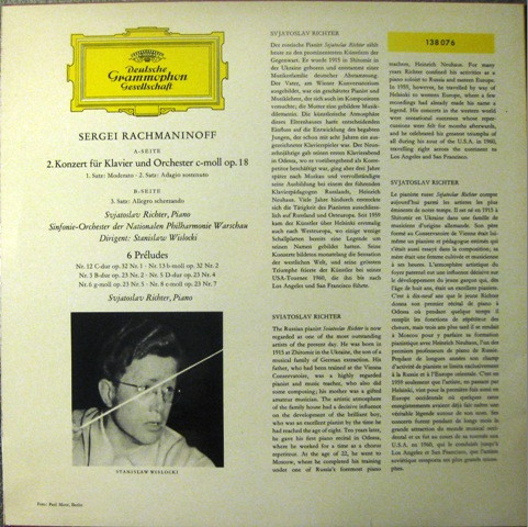 Sviatoslav Richter : Sergei Rachmaninoff-1