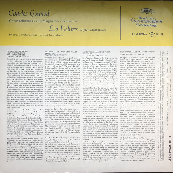 Charles Gounod, Léo Delibes, Münchner Philharmoniker, Fritz Lehmann-1