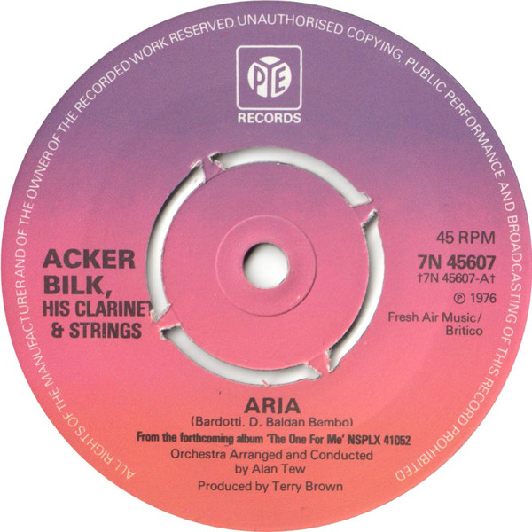 Acker Bilk, His Clarinet & Strings*-0