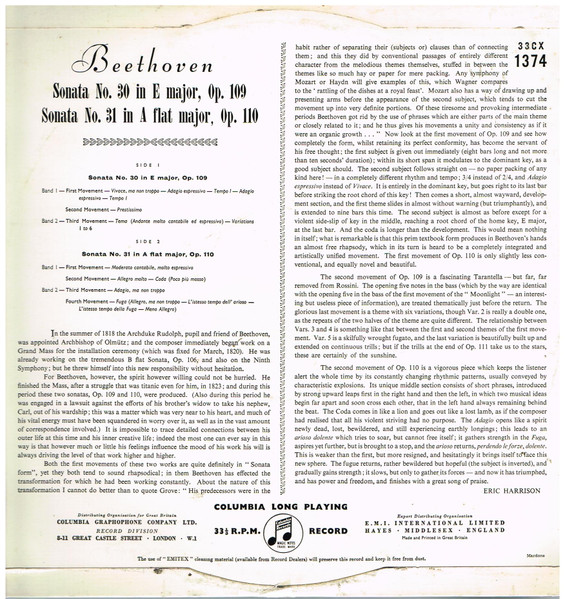 Ludwig van Beethoven, Walter Gieseking-1