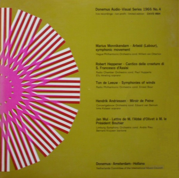 Marius Monnikendam / Robert Heppener / Ton De Leeuw / Hendrik Andriessen / Jan Mul-0