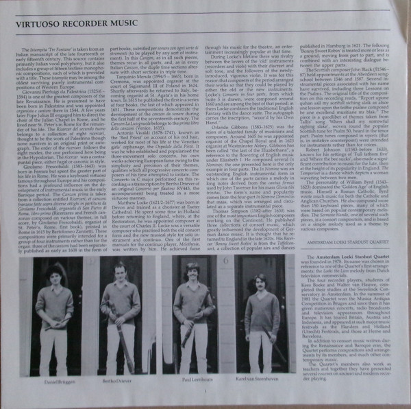 Antonio Vivaldi • Girolamo Frescobaldi • Giovanni Pierluigi Da Palestrina • Matthew Locke • Orlando Gibbons • William Byrd - Amsterdam Loeki Stardust Quartet-1