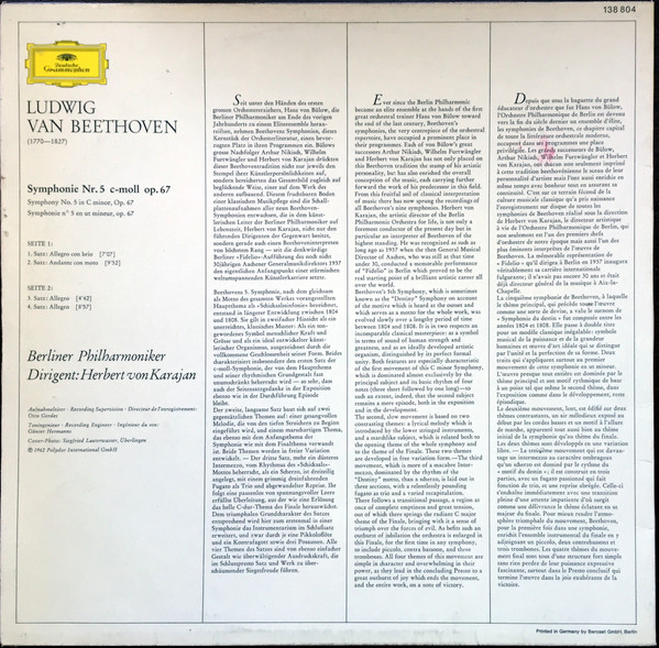 Ludwig van Beethoven - Berliner Philharmoniker • Herbert von Karajan-1