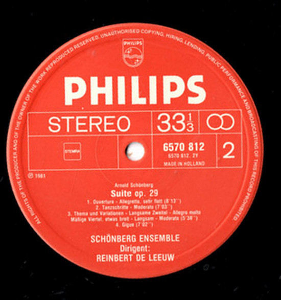Arnold Schoenberg, Schönberg Ensemble, Reinbert De Leeuw-1