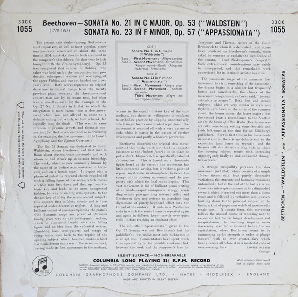 Ludwig van Beethoven - Walter Gieseking-1