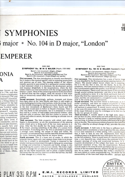 Joseph Haydn - Otto Klemperer, New Philharmonia Orchestra-1