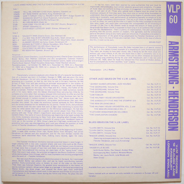 Louis Armstrong With Fletcher Henderson And His Orchestra-1