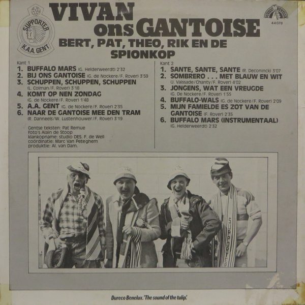 Supporter K.A.A. Gent, Bert, Pat, Theo, Rik En De Spionkop-1